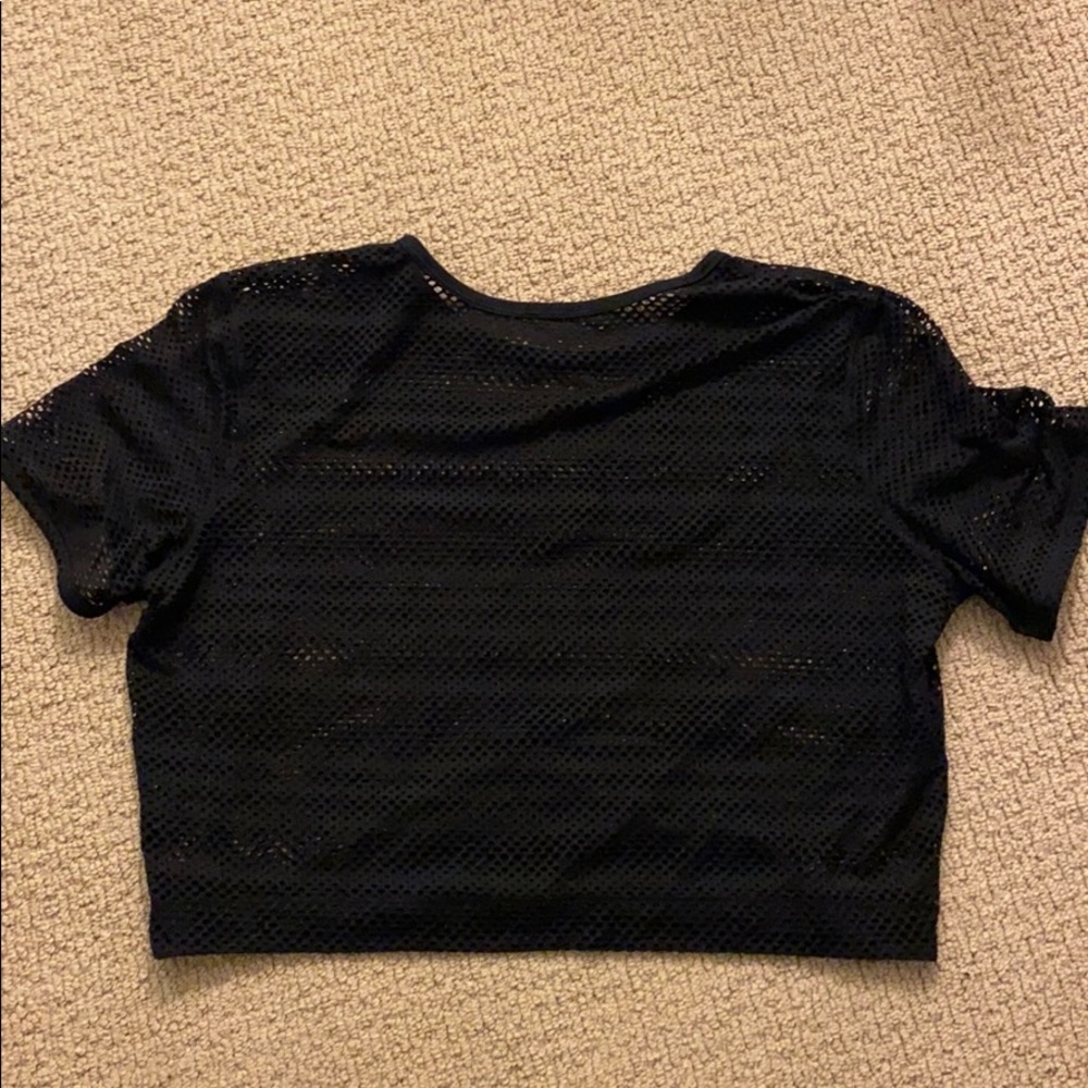 Lululemon mesh-like oversize T-shirt